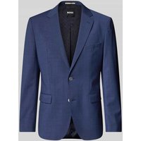 BOSS Slim Fit 2-Knopf-Sakko mit Pattentaschen Modell 'Jasper' in Marine, Größe 52 von Boss