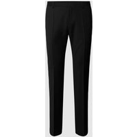 BOSS Slim Fit Anzughose Modell 'Genius' in Black, Größe 27 von Boss
