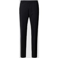 BOSS Slim Fit Anzughose aus Schurwoll-Mix Modell 'Genius' in Black, Größe 52 von Boss