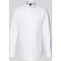 BOSS Slim Fit Business-Hemd mit Haifischkragen Modell 'Hank' in Weiss, Größe 44 BOSS Slim Fit Business-Hemd mit Haifischkragen Modell 'Hank' in Weiss, Größe 44 von Boss