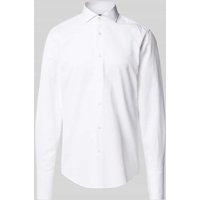 BOSS Slim Fit Business-Hemd mit Haifischkragen in Weiss, Größe 40 von Boss
