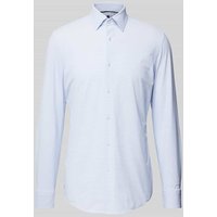 BOSS Slim Fit Business-Hemd mit Kentkragen Modell 'HANK' in Hellblau, Größe 40 von Boss
