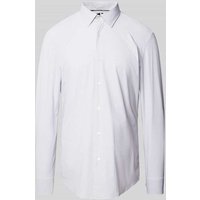 BOSS Slim Fit Business-Hemd mit Kentkragen Modell 'Hank' in Anthrazit, Größe 43 von Boss
