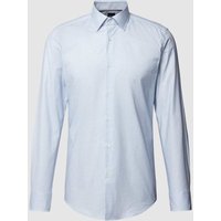 BOSS Slim Fit Business-Hemd mit Kentkragen Modell 'Hank' in Bleu, Größe 39 von Boss