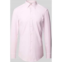 BOSS Slim Fit Business-Hemd mit Kentkragen Modell 'Hank' in Rose, Größe 40 von Boss