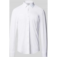 BOSS Slim Fit Business-Hemd mit Kentkragen Modell 'Hank' in Weiss, Größe 41 von Boss