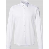 BOSS Slim Fit Business-Hemd mit Kentkragen Modell 'Roan' in Weiss, Größe L von Boss