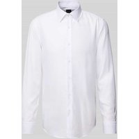 BOSS Slim Fit Business-Hemd mit Kentkragen in Weiss, Größe 38 von Boss