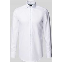 BOSS Slim Fit Business-Hemd mit Strukturmuster Modell 'Hank' in Weiss, Größe 41 BOSS Slim Fit Business-Hemd mit Strukturmuster Modell 'Hank' in Weiss, Größe 41 von Boss