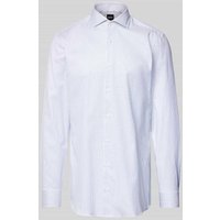 BOSS Slim Fit Businesshemd mit extra langem Arm Modell 'HANK' in Bleu, Größe 41L von Boss