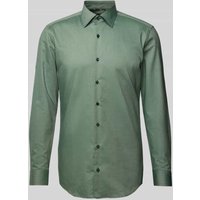 BOSS Slim Fit Business-Hemd mit extra langem Arm Modell 'Hank' in Gruen, Größe 41L von Boss