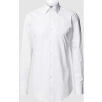 BOSS Slim Fit Businesshemd mit extra langem Arm in Weiss, Größe 43L von Boss