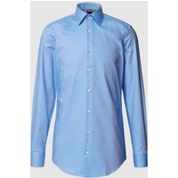 BOSS Slim Fit Businesshemd aus Twill mit extra langem Arm in Bleu, Größe 41L von Boss