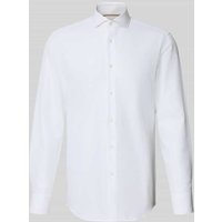 BOSS Slim Fit Businesshemd in Premiumqualität Modell 'HANK' in Weiss, Größe 42 von Boss