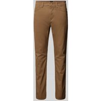 BOSS Slim Fit Hose mit Strukturmuster Modell 'DELAWARE' in Camel, Größe 38/30 von Boss