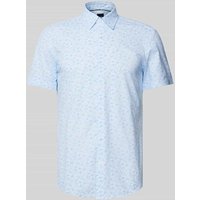 BOSS Slim Fit Freizeithemd mit 1/2-Arm Modell 'ROAN' in Hellblau, Größe XXL BOSS Slim Fit Freizeithemd mit 1/2-Arm Modell 'ROAN' in Hellblau, Größe XXL von Boss