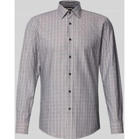 BOSS Slim Fit Freizeithemd mit Kentkragen Modell 'HANK' in Beige, Größe 44 von Boss