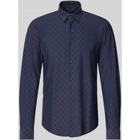 BOSS Slim Fit Freizeithemd mit Kentkragen Modell 'Roan' in Marine, Größe L BOSS Slim Fit Freizeithemd mit Kentkragen Modell 'Roan' in Marine, Größe L von Boss