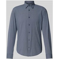 BOSS Slim Fit Freizeithemd mit Kentkragen Modell 'Roan' in Marine, Größe XXL von Boss