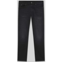 BOSS Slim Fit Jeans aus Baumwoll-Mix Modell 'DELAWARE' in Dunkelgrau, Größe 36/32 von Boss