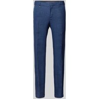 BOSS Slim Fit Leinenhose mit Gesäßtaschen Modell 'Genius' in Marine, Größe 52 von Boss