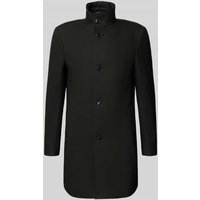 BOSS Slim Fit Mantel mit Strukturmuster Modell 'HYDE' in Black, Größe 56 von Boss
