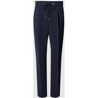 BOSS Slim Fit Stoffhose mit Bügelfalten Modell 'Tariyanah' in Dunkelblau, Größe 40 BOSS Slim Fit Stoffhose mit Bügelfalten Modell 'Tariyanah' in Dunkelblau, Größe 40 von Boss