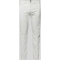BOSS Slim Fit Stoffhose mit Stretch-Anteil Modell 'Delaware' in Silber, Größe 34/32 von Boss