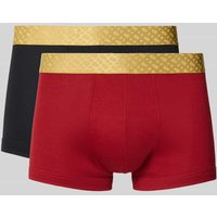 BOSS Slim Fit Trunks aus reiner Baumwolle im 2er-Pack in Rot, Größe M BOSS Slim Fit Trunks aus reiner Baumwolle im 2er-Pack in Rot, Größe M von Boss