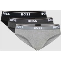 BOSS Slip mit Label-Details im 3er-Pack Modell 'Power' in Dunkelgrau, Größe XXL BOSS Slip mit Label-Details im 3er-Pack Modell 'Power' in Dunkelgrau, Größe XXL von Boss