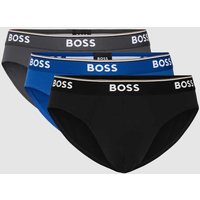 BOSS Slip mit Label-Details im 3er-Pack Modell 'Power' in Royal, Größe L von Boss