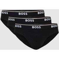 BOSS Slip mit Label-Details im 3er-Pack Modell 'Power' in Black, Größe XXL von Boss