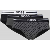 BOSS Slip mit elastischem Logo-Bund im 3er-Pack in Mittelgrau, Größe XXL BOSS Slip mit elastischem Logo-Bund im 3er-Pack in Mittelgrau, Größe XXL von Boss