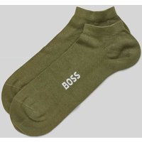 BOSS Sneaker-Socken aus Baumwoll-Mix im 2er-Pack in Khaki, Größe 39-42 von Boss