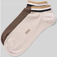 BOSS Sneaker-Socken aus Baumwoll-Mix im 2er-Pack in Offwhite, Größe 39-42 von Boss