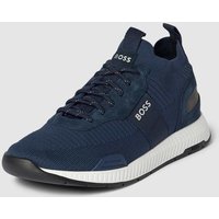 BOSS Sneaker mit Label-Details Modell 'Titanium_Runn' in Marine, Größe 45 BOSS Sneaker mit Label-Details Modell 'Titanium_Runn' in Marine, Größe 45 von Boss