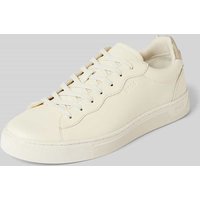 BOSS Sneaker mit Label-Print Modell 'Rhys' in Offwhite, Größe 40 von Boss