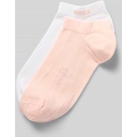 BOSS Sneaker-Socken mit Label-Detail im 2er-Pack in Hellrosa, Größe 35-38 von Boss