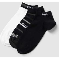 BOSS Sneakersocken mit Label-Detail im 3er-Pack in Rot, Größe 39/42 von Boss