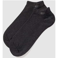 BOSS Sneakersocken mit Label-Print im 2er-Pack in Anthrazit, Größe 43/46 von Boss