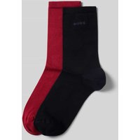 BOSS Socken aus Baumwoll-Mix im 2er-Pack in Bordeaux, Größe 39-42 von Boss