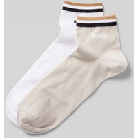 BOSS Socken mit Label-Detail im 2er-Pack in Beige, Größe 39-42 von Boss
