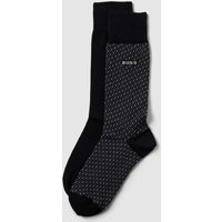BOSS Socken mit Label-Detail im 2er-Pack in Black, Größe 39-42 von Boss