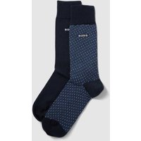 BOSS Socken mit Label-Detail im 2er-Pack in Blau, Größe 39-42 BOSS Socken mit Label-Detail im 2er-Pack in Blau, Größe 39-42 von Boss