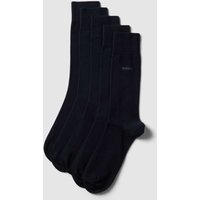BOSS Socken mit Label-Detail im 4er-Pack in Dunkelblau, Größe 43-46 BOSS Socken mit Label-Detail im 4er-Pack in Dunkelblau, Größe 43-46 von Boss