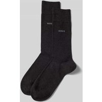 BOSS Socken mit Label-Print im 2er-Pack in Anthrazit, Größe 39-42 BOSS Socken mit Label-Print im 2er-Pack in Anthrazit, Größe 39-42 von Boss