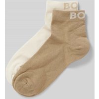 BOSS Socken mit Label-Stitching im 2er-Pack in Beige, Größe 35-38 von Boss