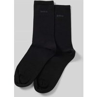 BOSS Socken mit Label-Print im 2er-Pack in Black, Größe 39-42 von Boss
