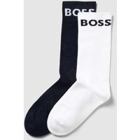 BOSS Socken mit Label-Print im 2er-Pack in Dunkelblau, Größe 39-42 BOSS Socken mit Label-Print im 2er-Pack in Dunkelblau, Größe 39-42 von Boss