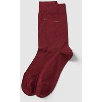 BOSS Socken mit Label-Print im 2er-Pack in Dunkelrot, Größe 43-46 BOSS Socken mit Label-Print im 2er-Pack in Dunkelrot, Größe 43-46 von Boss